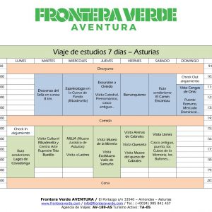 Viajes de estudios en Asturias