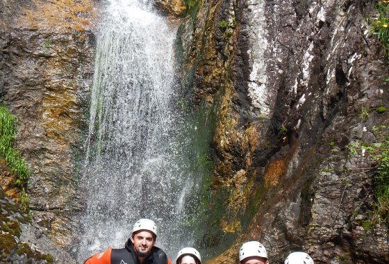 Barranquismo y Descenso de cañones en el río Carangas, Ponga, Asturias