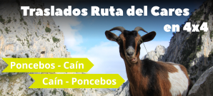 Traslados 4x4 a la ruta del Cares